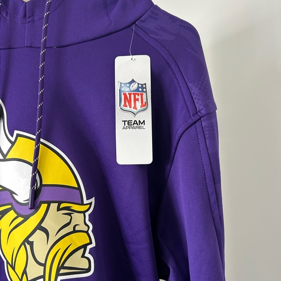 NFL team apparel Minnesota Vikings hoodie size large - Picture 4 of 6